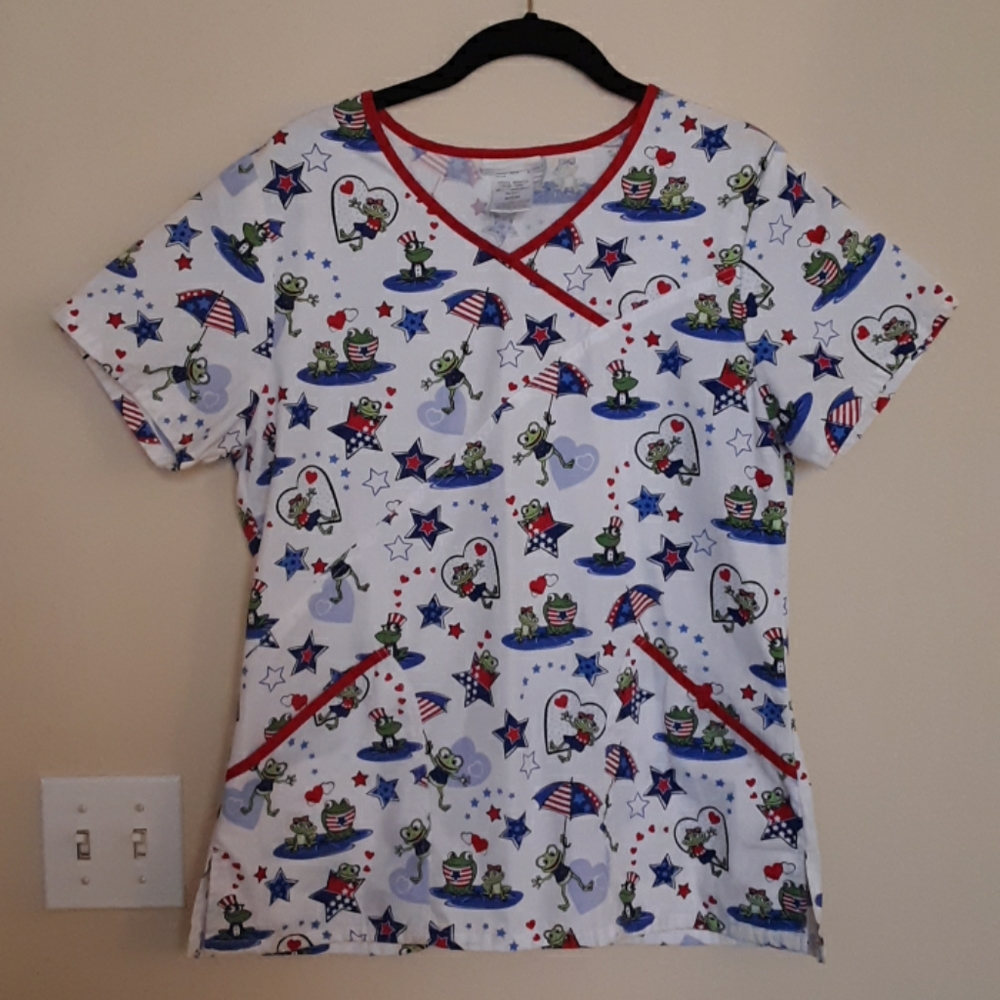 Womens small scrub top